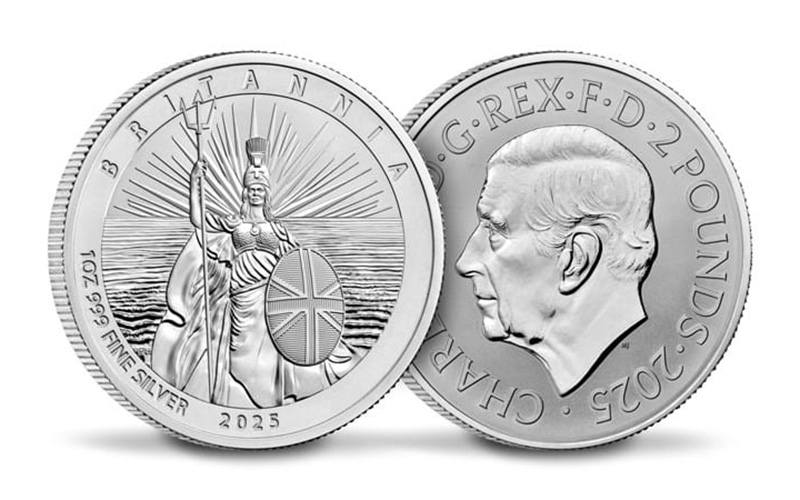 A Stunning New Chapter for Britannia: The SOLD OUT 2025 Reverse Frosted Silver Set britannia fractional silver reverse frosted set lifestyle on white 2 - A Stunning New Chapter for Britannia: The SOLD OUT 2025 Reverse Frosted Silver Set