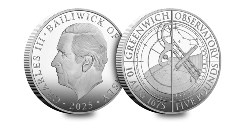 greenwich observatory coin - The £5 Coin Celebrating 350 Years of the Royal Observatory Greenwich