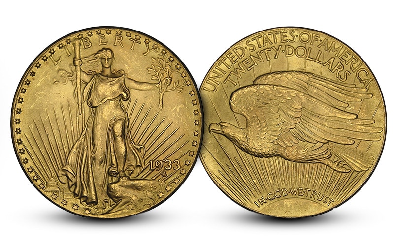 1933 double eagle obverse and reverse - The World’s Most Expensive Coin