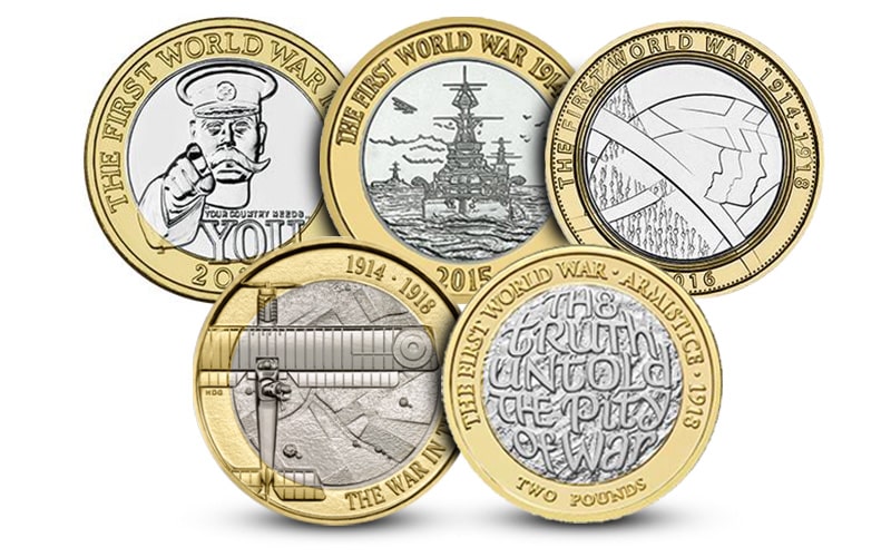 First world war coins - First World War £2 Coin: A Collector’s Guide