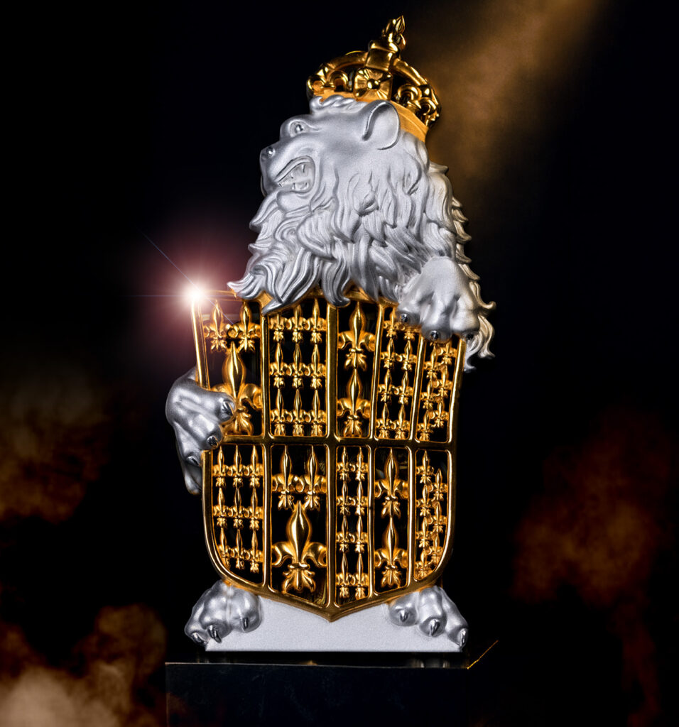 Lion of England 2oz Silver Filigree Coin 1 956x1024 - Introducing the Lion of England 2oz Silver Filigree Coin