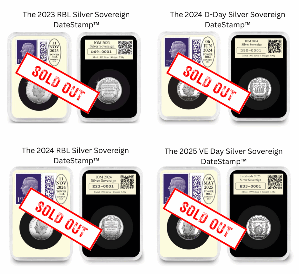 The 2024 RBL Silver Sovereign DateStamp 1 1 1024x941 - The Battle of Britain Silver Sovereign DateStamp™