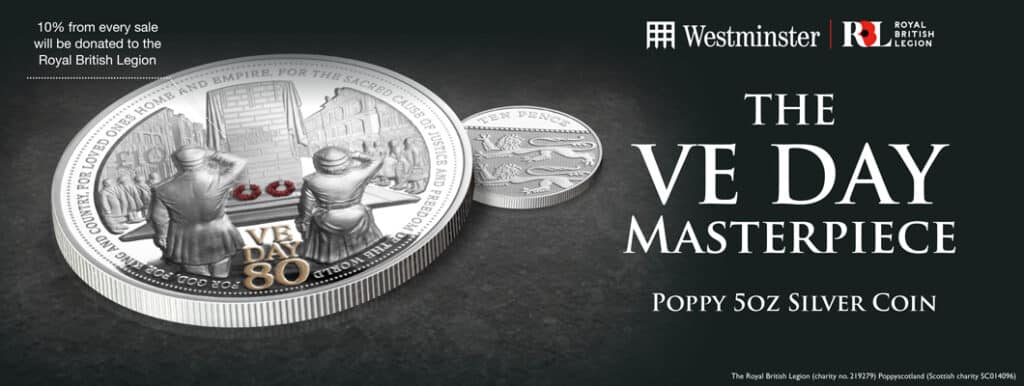 The RBL VE Day 5oz Masterpiece Digital Assets Brief AT V3 4 1024x386 - The VE Day Masterpiece Poppy® 5oz Silver Proof Coin: A Lasting Tribute to Remembrance